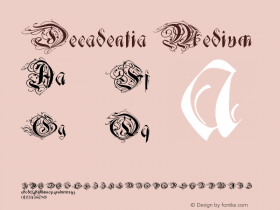 Decadentia Medium Version 1.0 07-05-2002图片样张