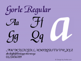 Gorle Regular Altsys Metamorphosis:8/18/91图片样张