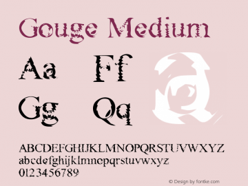 Gouge Medium Version 001.000图片样张