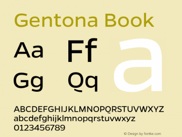 Gentona Book Version 1.001;PS 001.001;hotconv 1.0.70;makeotf.lib2.5.58329图片样张