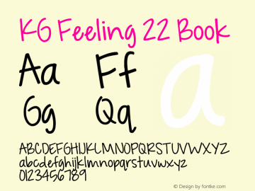KG Feeling 22 Book Version 1.000 2013 initial r图片样张
