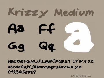 Krizzy Medium Version 001.000图片样张