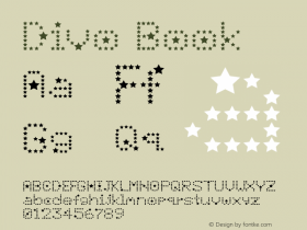 Divo Book Version Macromedia Fontograp Font Sample