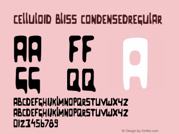 Celluloid Bliss CondensedRegular Version 1.001图片样张