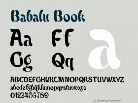 Babalu Book Version 1.0图片样张