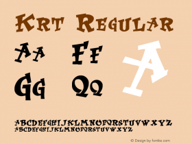 Krt Regular 001.000 Font Sample