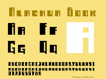 Alachua Book Version 1.0 Font Sample