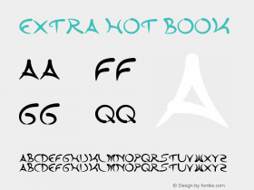 extra hot Book Version 1.00 October 9, 2011 Font Sample