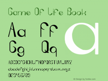 Game Of Life Book Version 1.00 September 7, 20图片样张