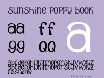 Sunshine Poppy Book Version 2.00 January 14, 201图片样张