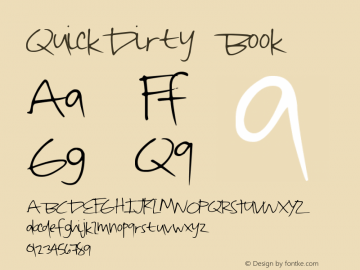 QuickDirty Book Version 1.00 November 19, 20图片样张