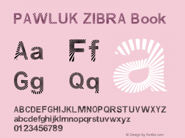 PAWLUK ZIBRA Book Version 1.00 February 9, 201图片样张