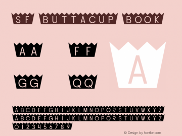 SF Buttacup Book Version ver 1.0; 2000. Freew图片样张