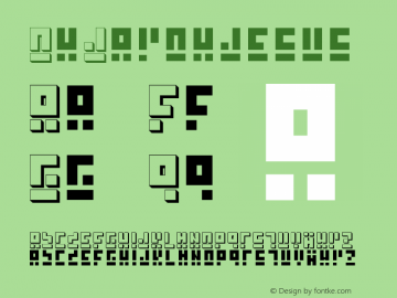 Oh Jay ohjesus Version 001.000 Font Sample