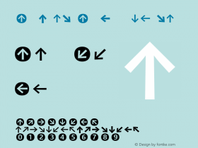 Arrival Arrows Regular 001.000 Font Sample