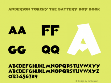 Anderson Torchy The Battery Boy Book Version 2.0 August 21, 2005图片样张