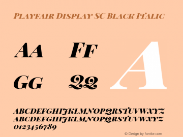 Playfair Display SC Black Italic Version 1.002;PS 001.002;hotconv 1.0.70;makeotf.lib2.5.58329; ttfautohint (v0.93) -l 42 -r 42 -G 200 -x 14 -w 