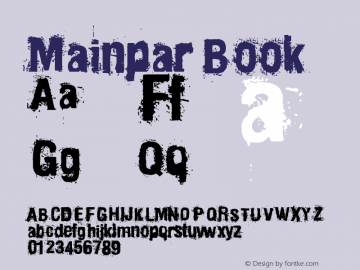 Mainpar Book Version 1.00 March 28, 2005,图片样张