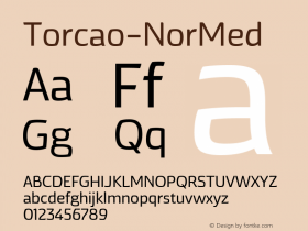 Torcao-NorMed ☞ Version 1.000;com.myfonts.insigne.torcao.normal-medium.wfkit2.44EA Font Sample