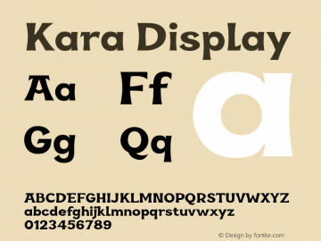 Kara Display Version 1.000图片样张