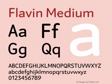 Flavin Medium Version 1.0图片样张