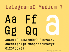 telegramoC-Medium ? 1.000;com.myfonts.volcano.telegramo.c-medium.wfkit2.3xWw图片样张