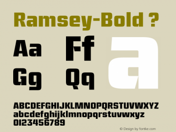 Ramsey-Bold ? Version 1.001;com.myfonts.associated-typographics.ramsey.bold.wfkit2.3UvM Font Sample