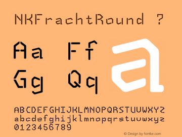 NKFrachtRound ? Version 001.001 ;com.myfonts.houseofburvo.nk-fracht-round.regular.wfkit2.3rZh Font Sample