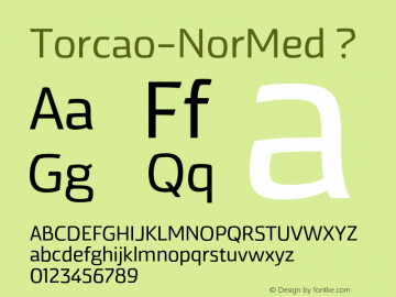 Torcao-NorMed ? Version 1.000;com.myfonts.insigne.torcao.normal-medium.wfkit2.44EA Font Sample