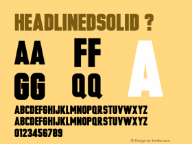 HeadlinedSolid ? Version 1.000;com.myfonts.thinkdust.headlined-solid.regular.wfkit2.3ZTV Font Sample