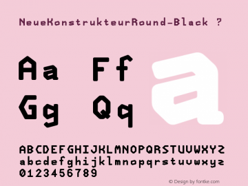 NeueKonstrukteurRound-Black ? Version 001.001 ;com.myfonts.houseofburvo.neue-konstrukteur-round.black.wfkit2.3rYh Font Sample