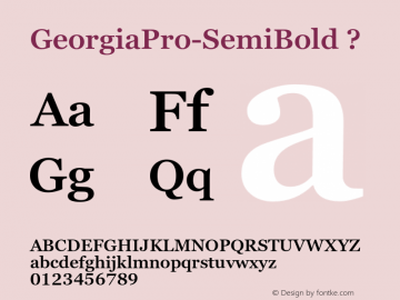 GeorgiaPro-SemiBold ? Version 6.02;com.myfonts.ascender.georgia-pro.semi-bold.wfkit2.42iP Font Sample