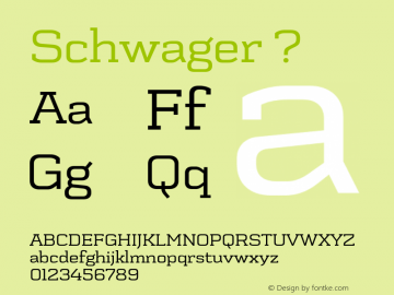 Schwager ? Version 001.001;com.myfonts.latinotype.schwager.regular.wfkit2.3U9t Font Sample