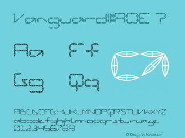 VanguardIIIAOE ? Version 1.000 1998 initial release;com.myfonts.astigmatic.vanguard-iii-aoe.vanguard-iii-aoe.wfkit2.2Eh8图片样张