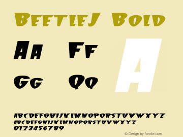 BeetleJ Bold 1.1图片样张