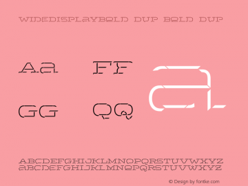 WideDisplayBold3DUp Bold3DUp Version 001.图片样张
