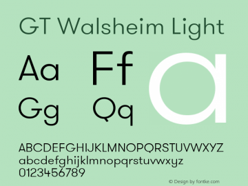 GT Walsheim Light Version 15.000图片样张