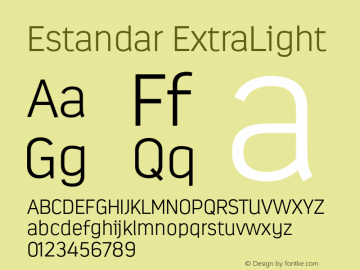 Estandar ExtraLight Version 1.000;com.myfonts.latinotype.estandar.extra-light.wfkit2.4618 Font Sample