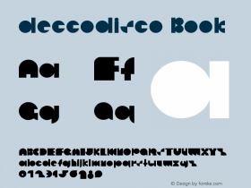 deccodisco Book Version 1.00 February 17, 20 Font Sample