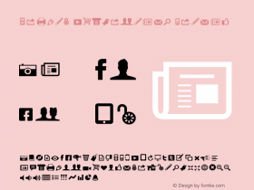 Modern Pictograms Normal 1.000图片样张