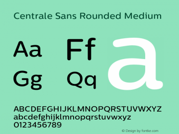 Centrale Sans Rounded Medium 1.001;com.myfonts.typedepot.centrale-sans-rounded.medium.wfkit2.461u Font Sample