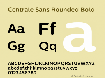 Centrale Sans Rounded Bold 1.001;com.myfonts.typedepot.centrale-sans-rounded.bold.wfkit2.461n Font Sample