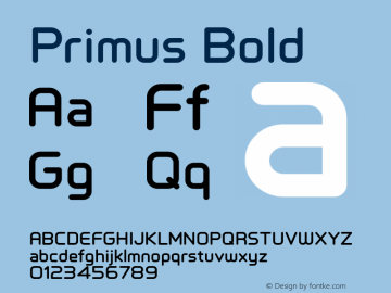 Primus Bold Version 1.001 2012;com.myfonts.ceyhun-birinci.primus.bold.wfkit2.43d4图片样张