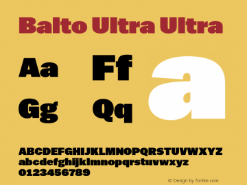 Balto Ultra Ultra Version 1.000图片样张