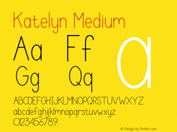 Katelyn Medium 1.000图片样张