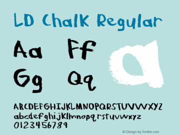 LD Chalk Regular 4/6/00图片样张