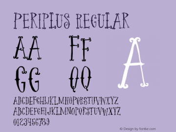 Periplus Regular Version 1.000图片样张