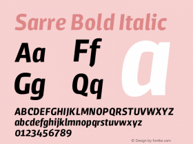 Sarre Bold Italic 1.000;com.myfonts.stereotypes.sarre.bold-italic.wfkit2.44FD图片样张