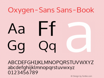 Oxygen-Sans Sans-Book 0.4图片样张