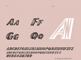 ChiliPepper-ExtraBold Italic Converted from D:\TRUETYPE\CHILIPEP.TF1 by ALLTYPE Font Sample